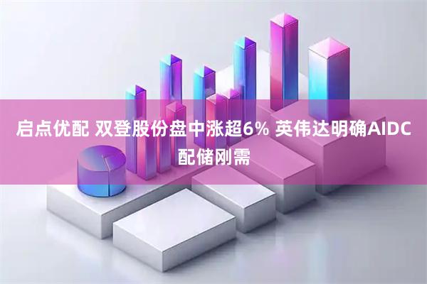 启点优配 双登股份盘中涨超6% 英伟达明确AIDC配储刚需